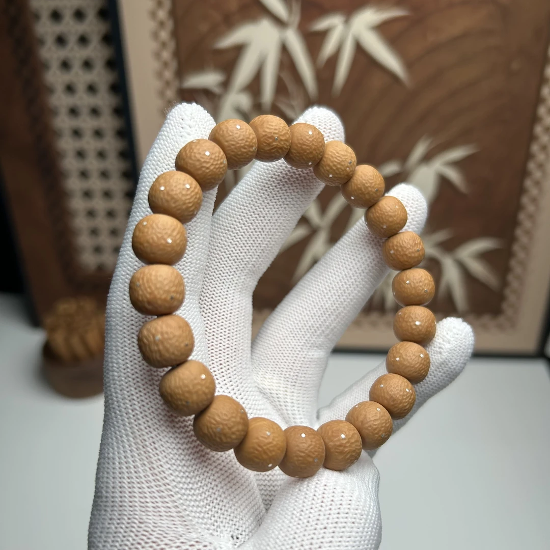 阿涛出品-全品熔岩满天星  猴头手串