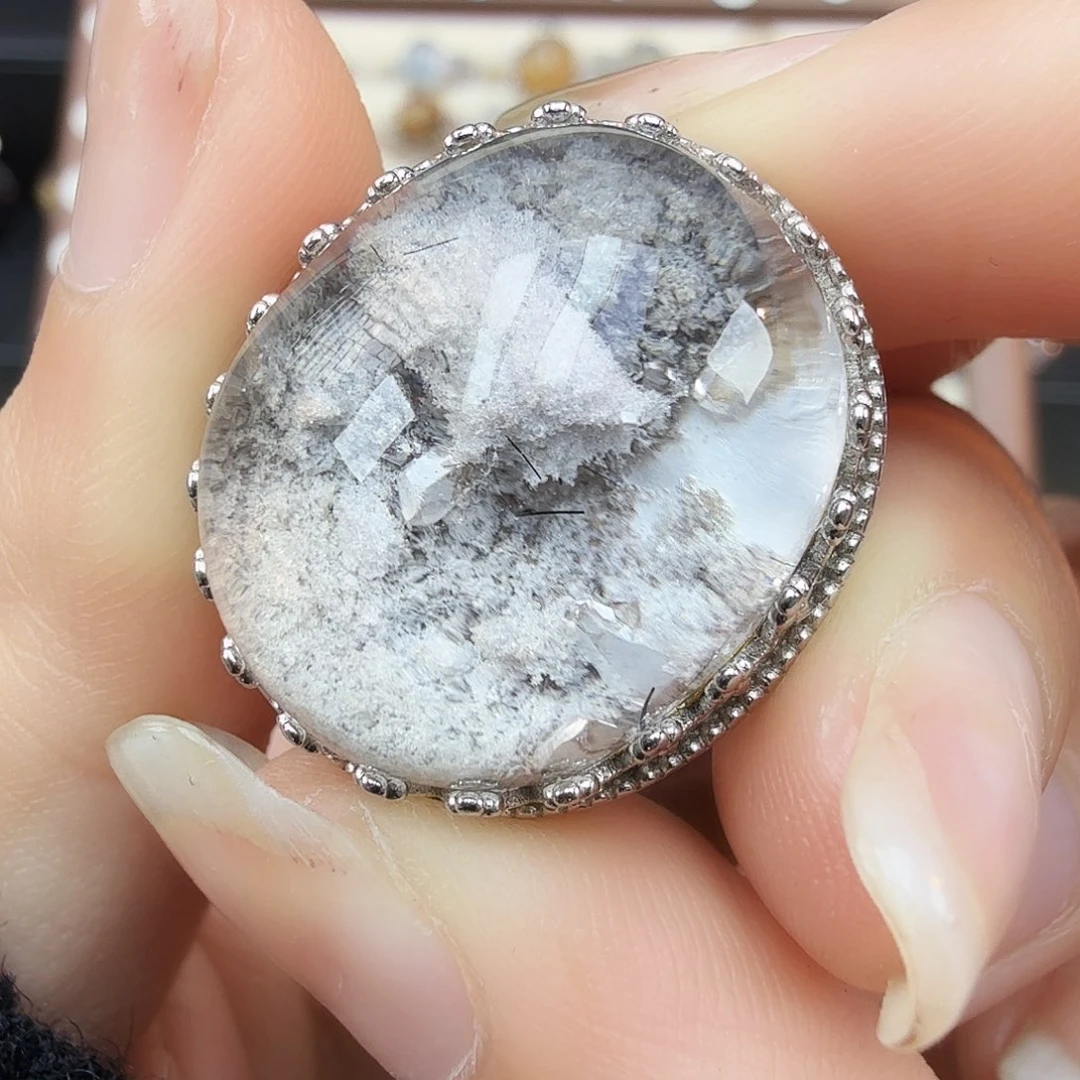 爱***咩吊坠(不含链)银S925镶嵌水晶