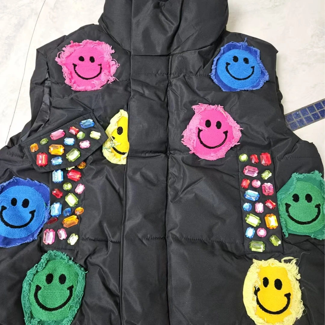 潮牌休闲亮片个性百搭马甲