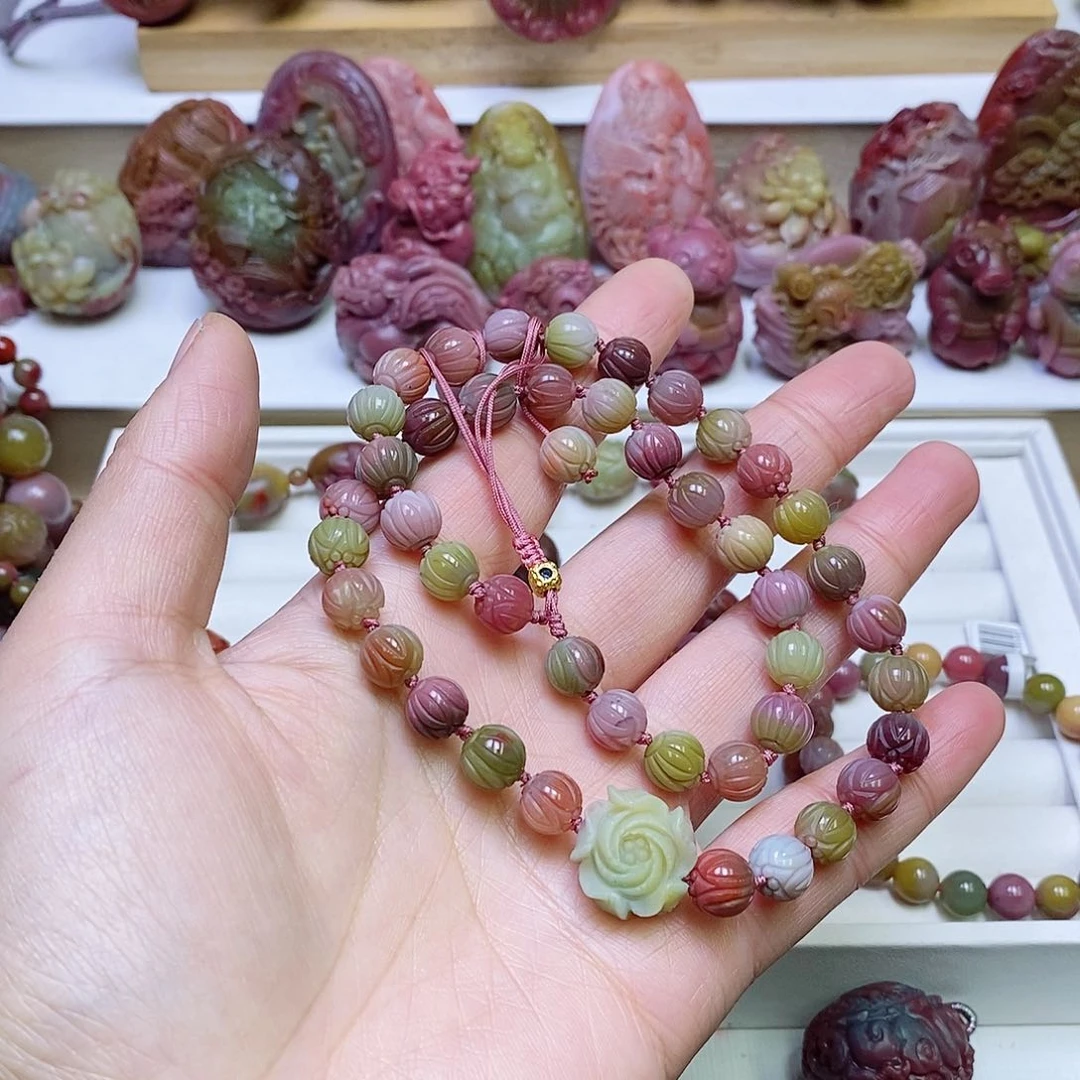 玛瑙/玉髓盐源玛瑙手链未镶嵌