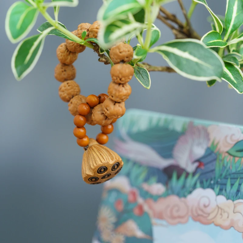 【一捻之间】佛手金刚菩提手捻串莲蓬吊坠