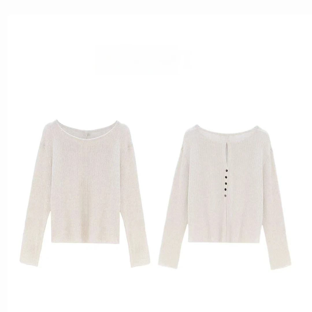 熙薇【海岛剪影】长袖T恤内搭宽松休闲百搭上衣长袖防晒罩衫夏H3503