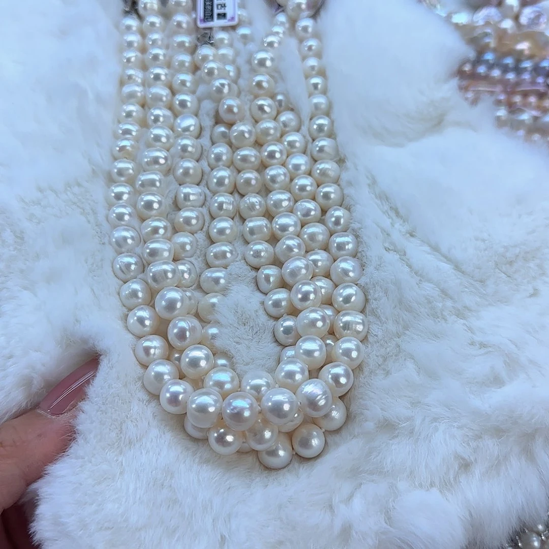 未镶嵌项链定制多样性发货发其一903淡水珍珠