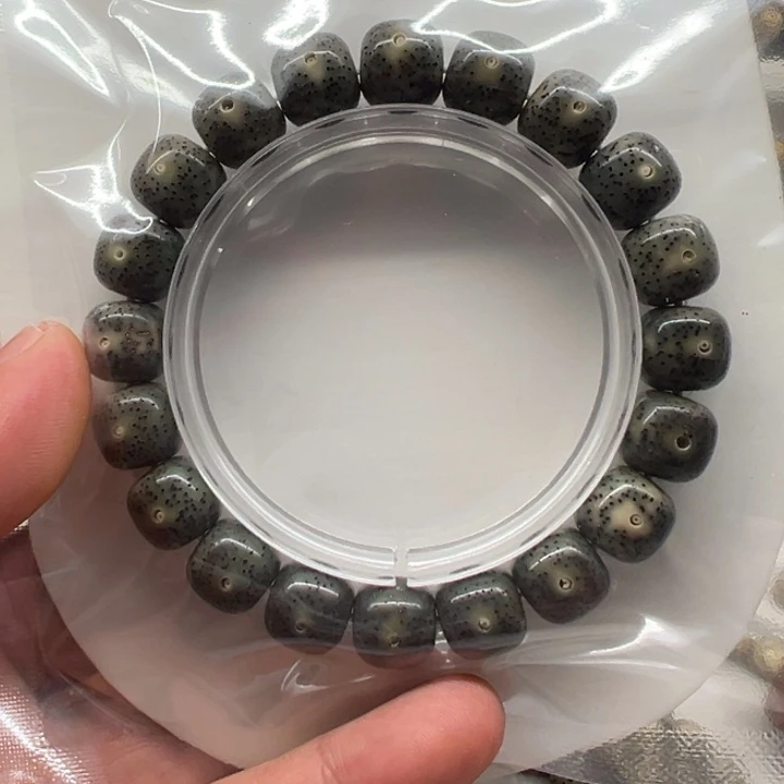 手串星月菩提12绿幽灵