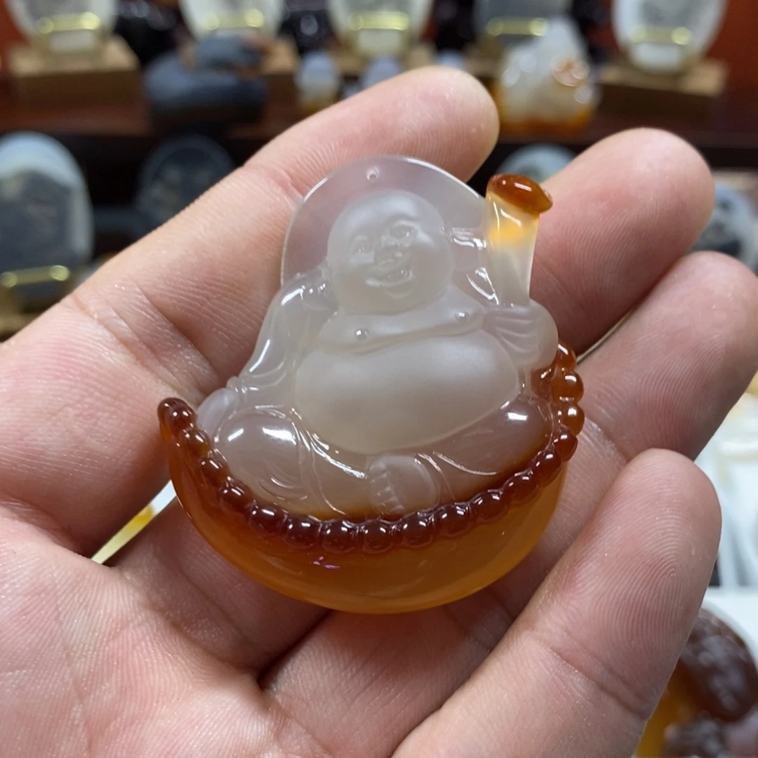 飞***天玛瑙/玉髓未镶嵌颈饰