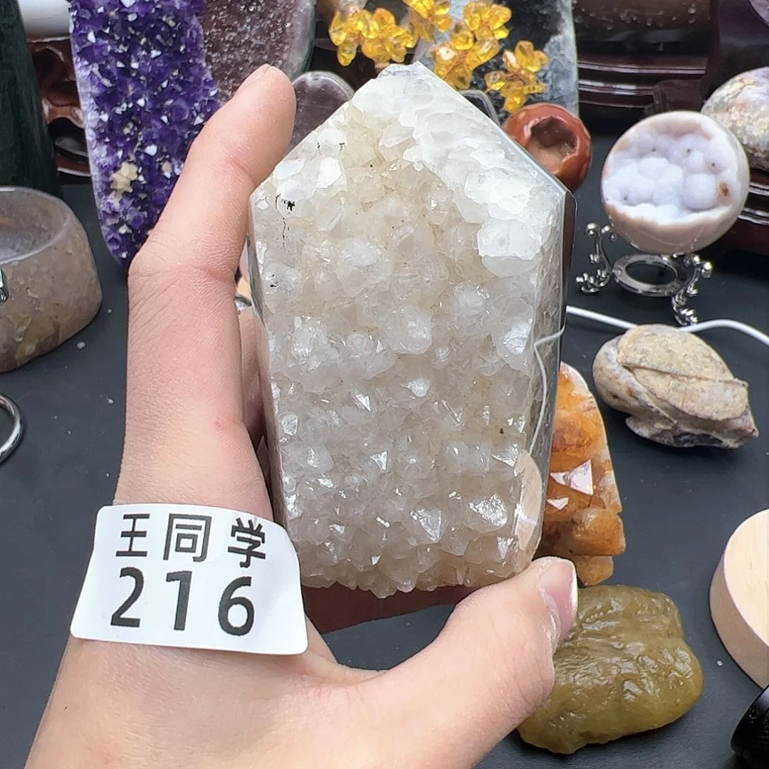 紫晶水晶摆件未镶嵌阿****哥216