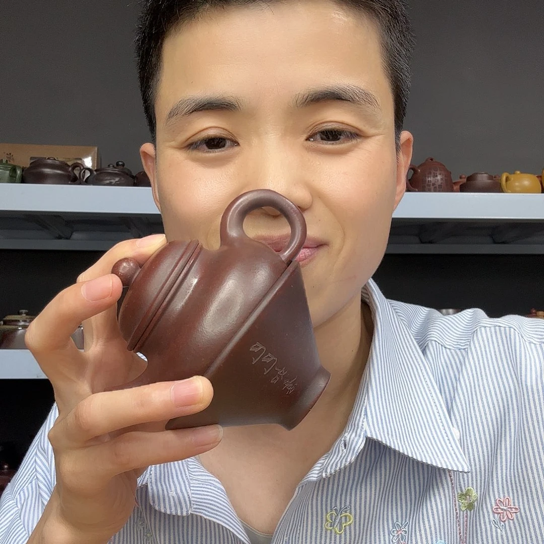 底槽青茶壶民间手艺人全手工制作