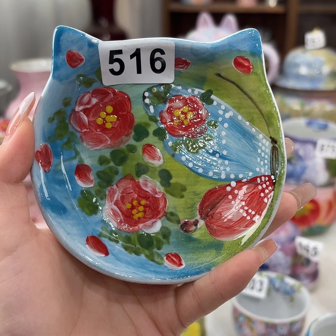 景德镇手绘高温釉下彩陶瓷茶具