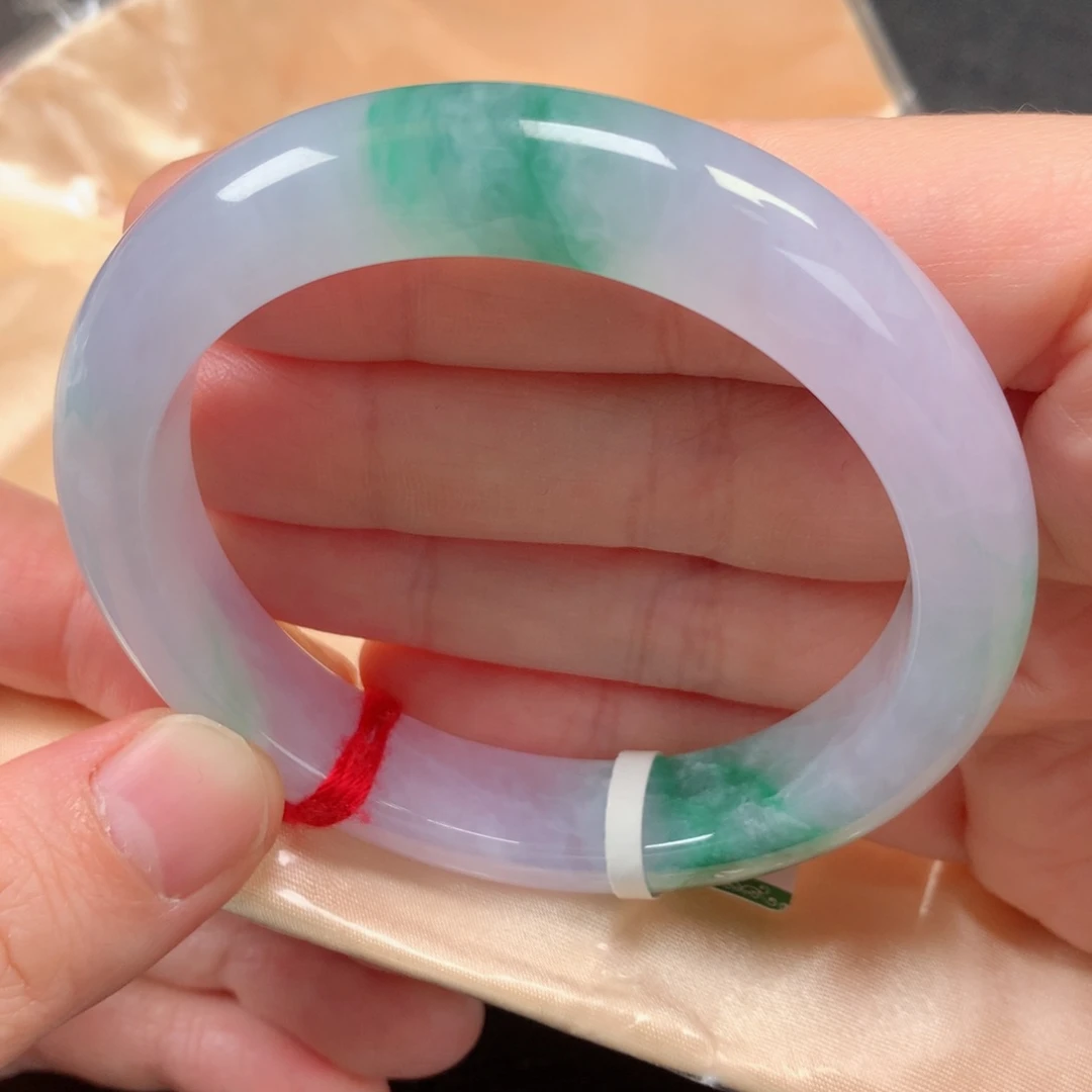 未镶嵌手镯翡翠缅甸天然翡翠手镯56