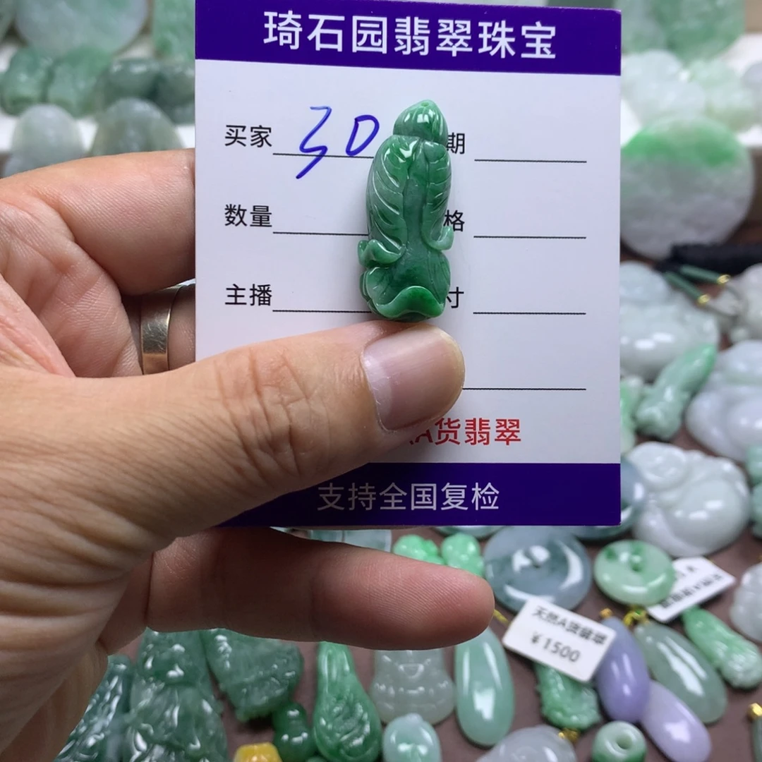 颈饰未镶嵌翡翠缅甸A货翡翠