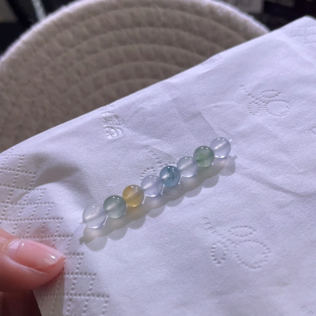 翡翠散珠天然缅a翡翠高冰散珠