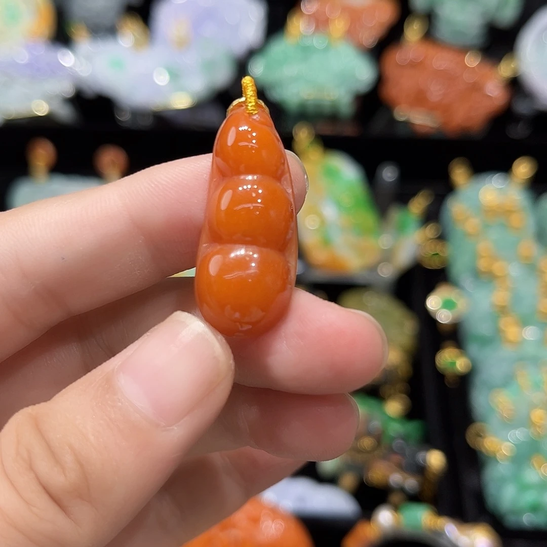 翡翠合金吊坠(赠链)国风