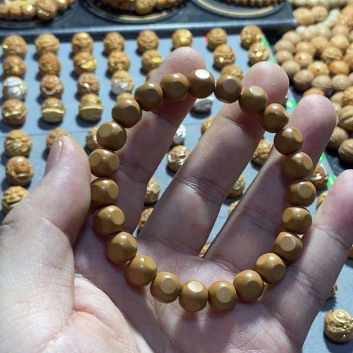 把件猴头核桃小六方