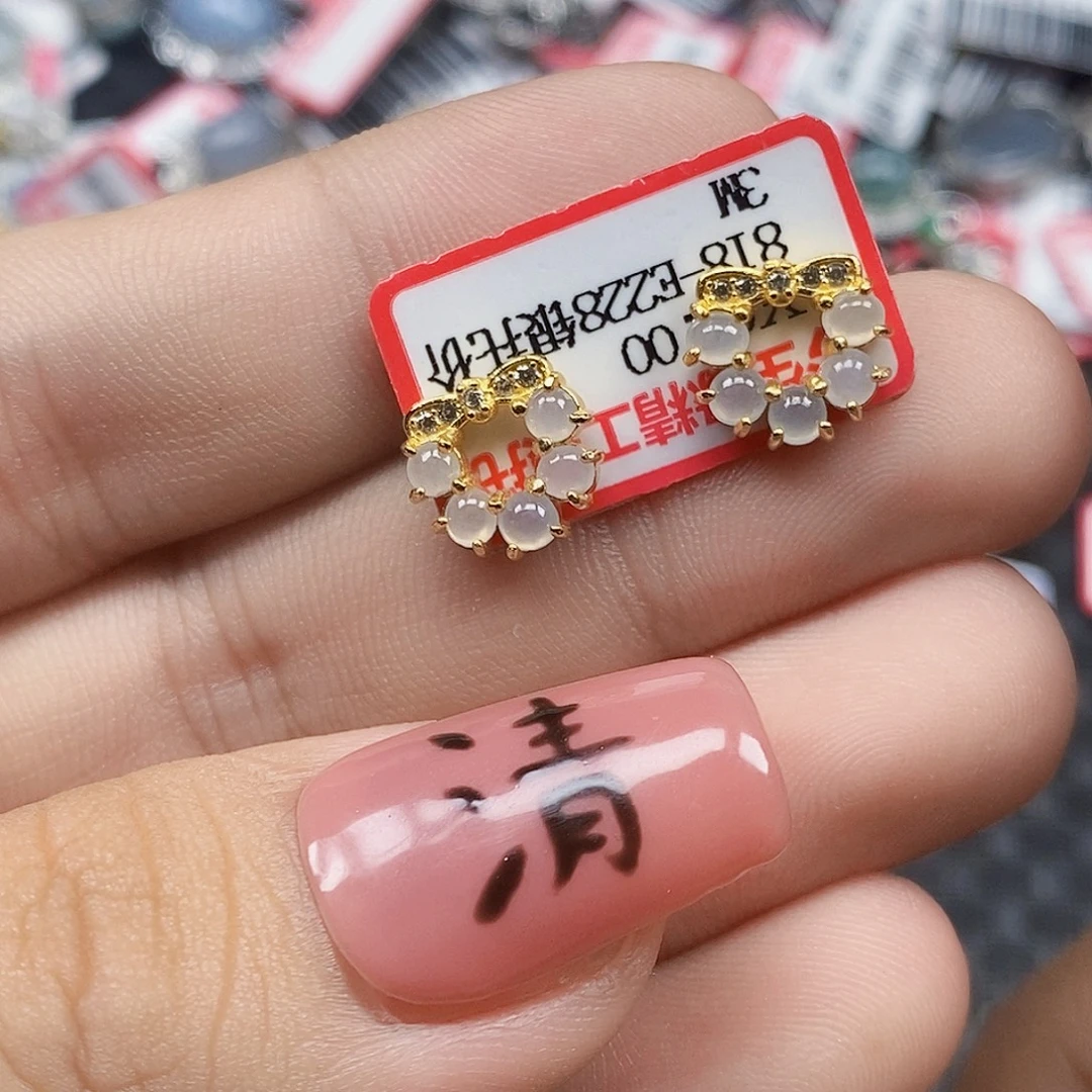 翡翠银S925镶嵌戒指