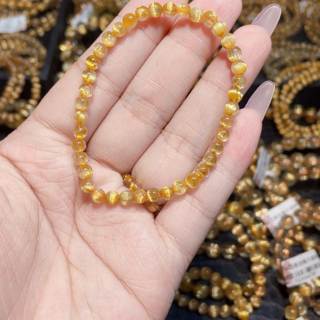 未镶嵌水晶手链天然钛晶手链