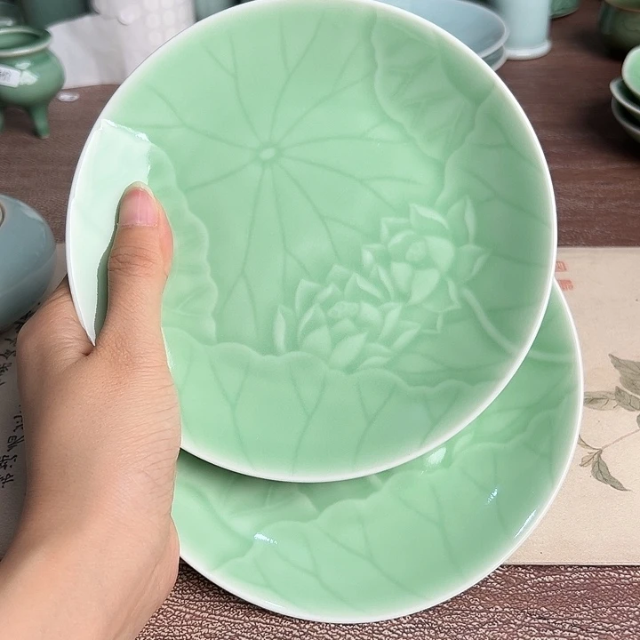 龙泉云间青瓷小米茶器