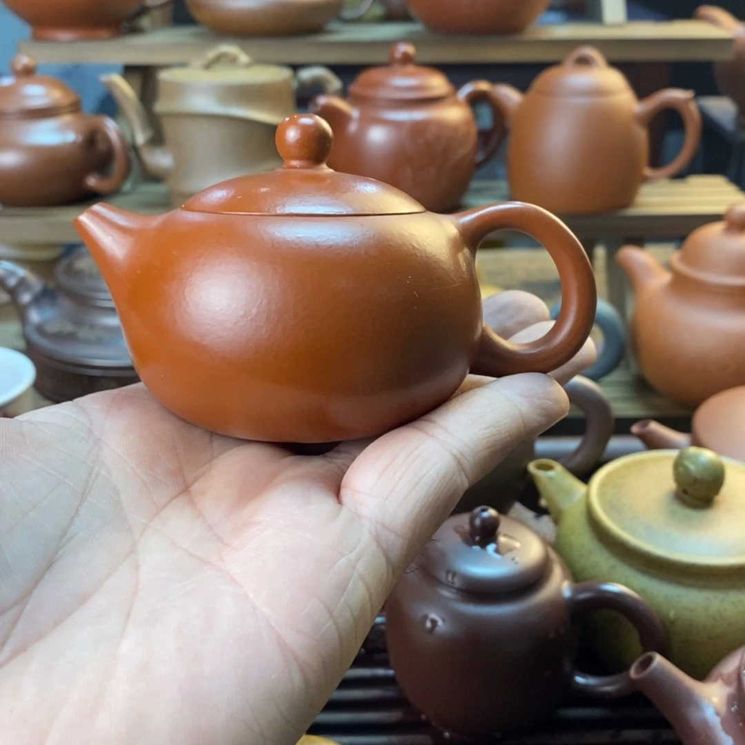 茶壶紫砂宜兴紫砂壶qq100cc