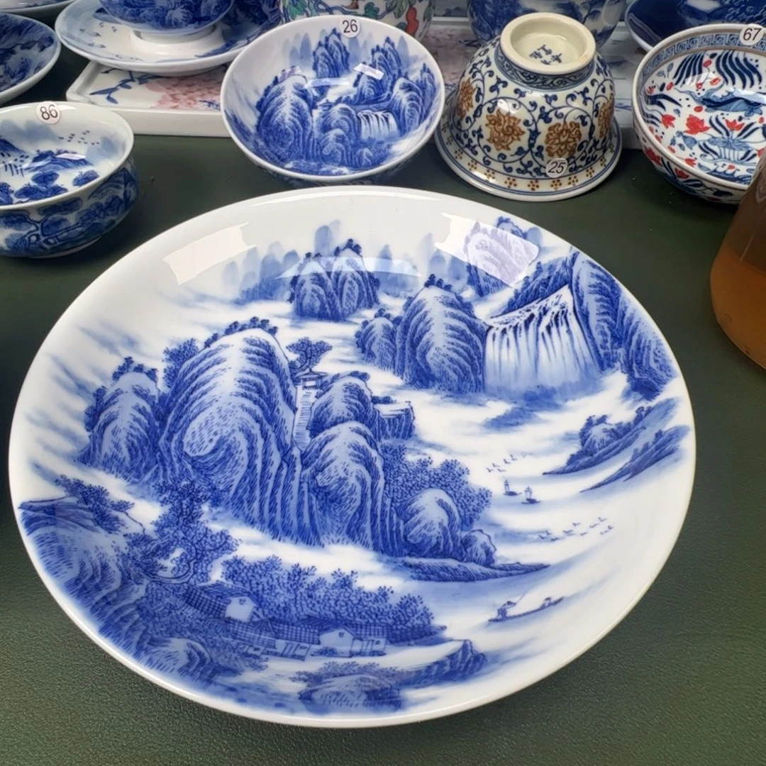 景德镇纯手工纯手绘茶具木木32
