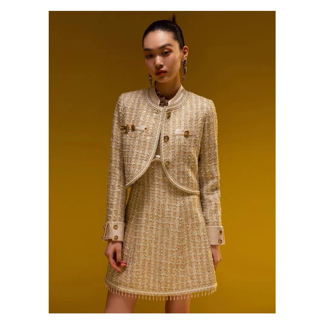 【千颂妮专属】MAXRIENY新国风复古宫廷感千金小香风外套女春季