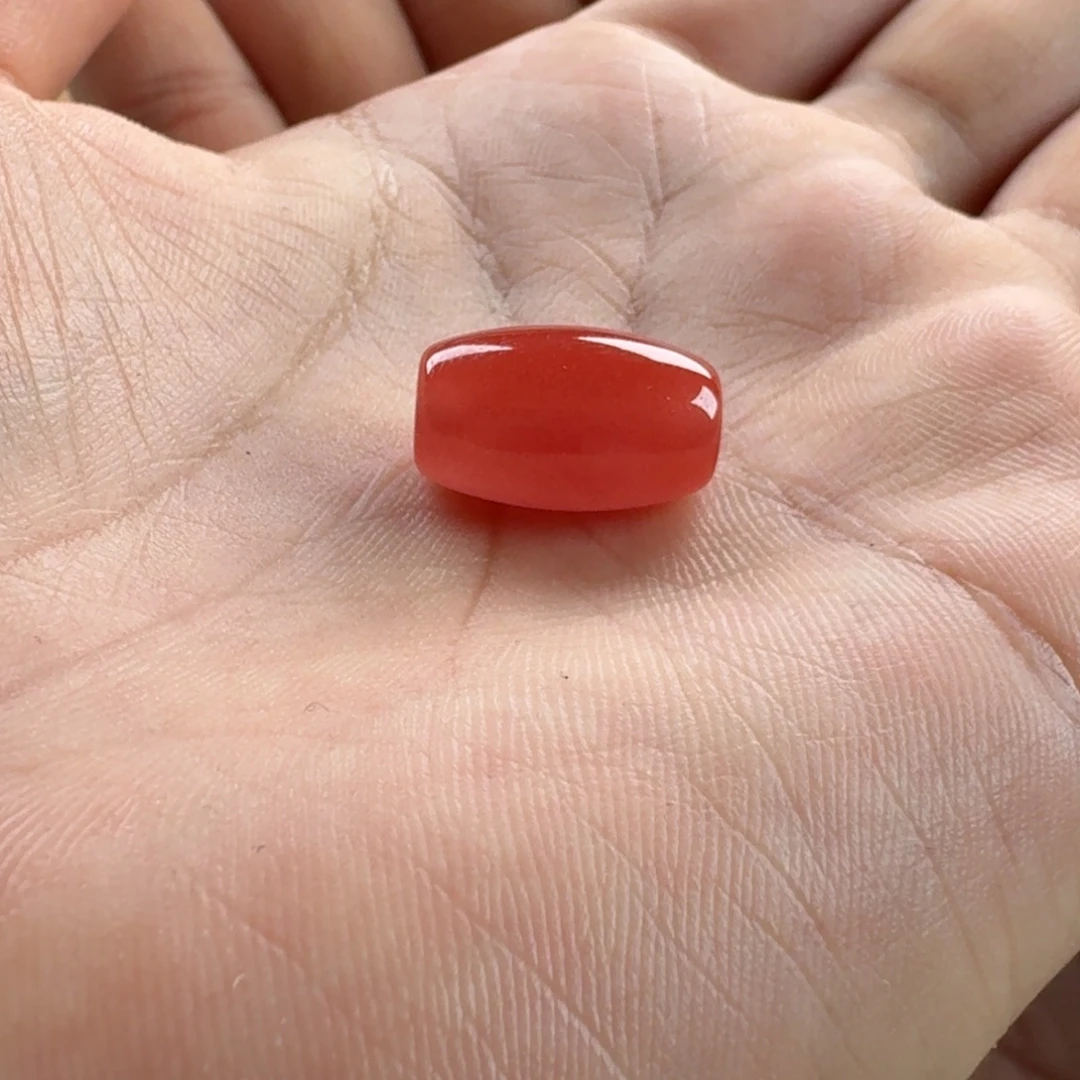 南红玛瑙未镶嵌桶珠