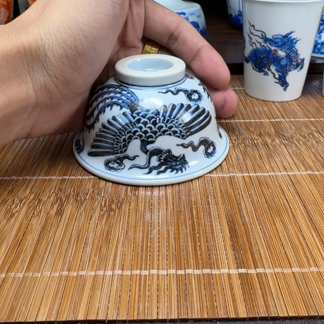 瓷片当代景德镇陶瓷手绘茶具