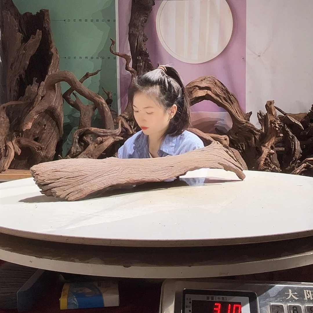 紫砂紫柚沉木不包损亻**仔3839