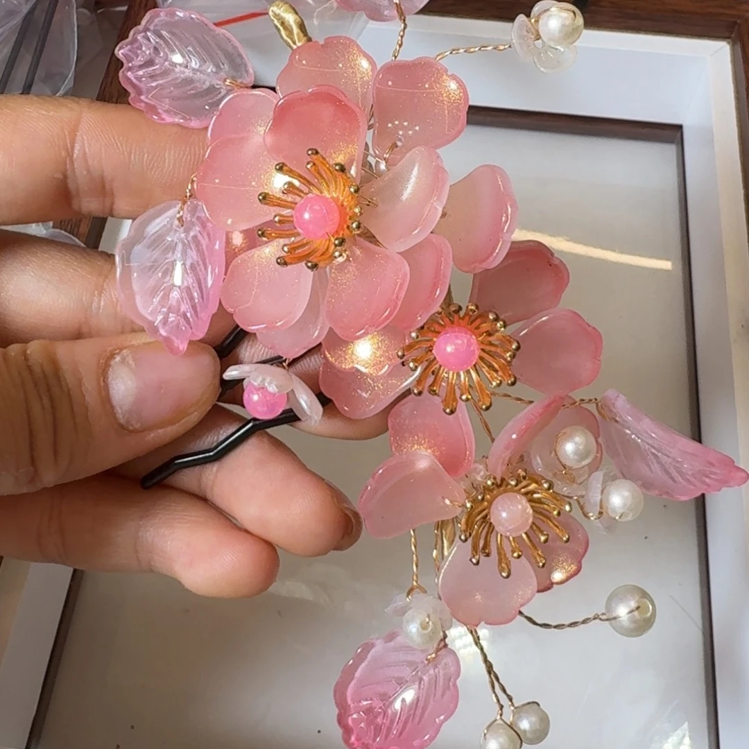 铁合金醋酸古风琉璃发簪特价