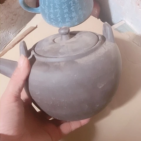 茶杯绿泥宜兴紫砂全手工制作工艺