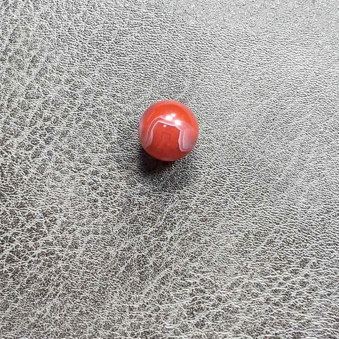 南红玛瑙单珠未镶嵌