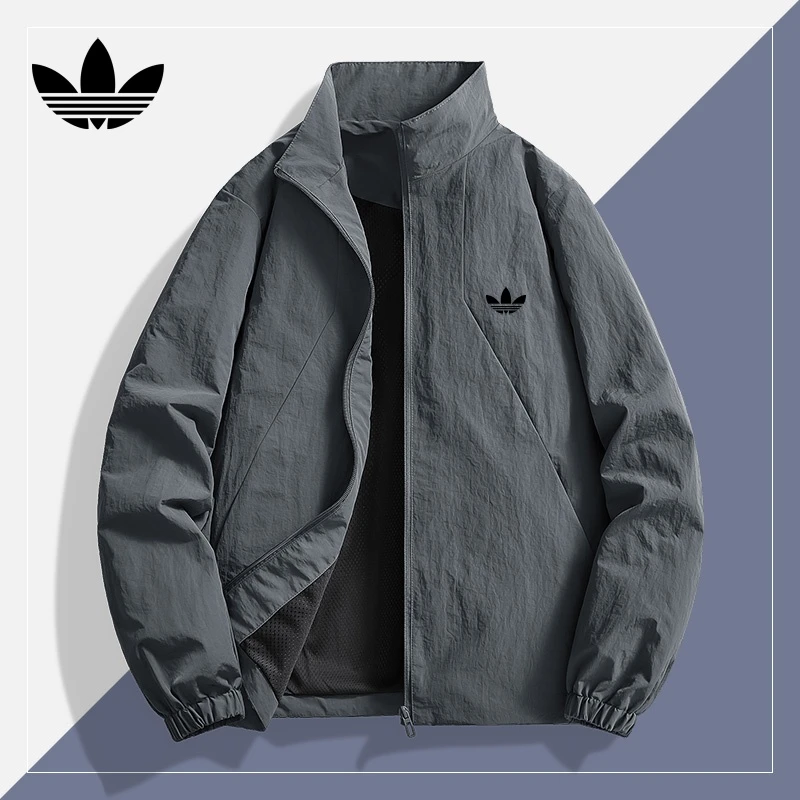 [奥特莱斯】~秋冬季男士轻薄加绒保暖防风百搭休闲运动夹克外套