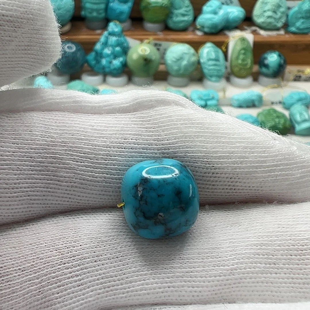 绿松石老型珠 未镶嵌