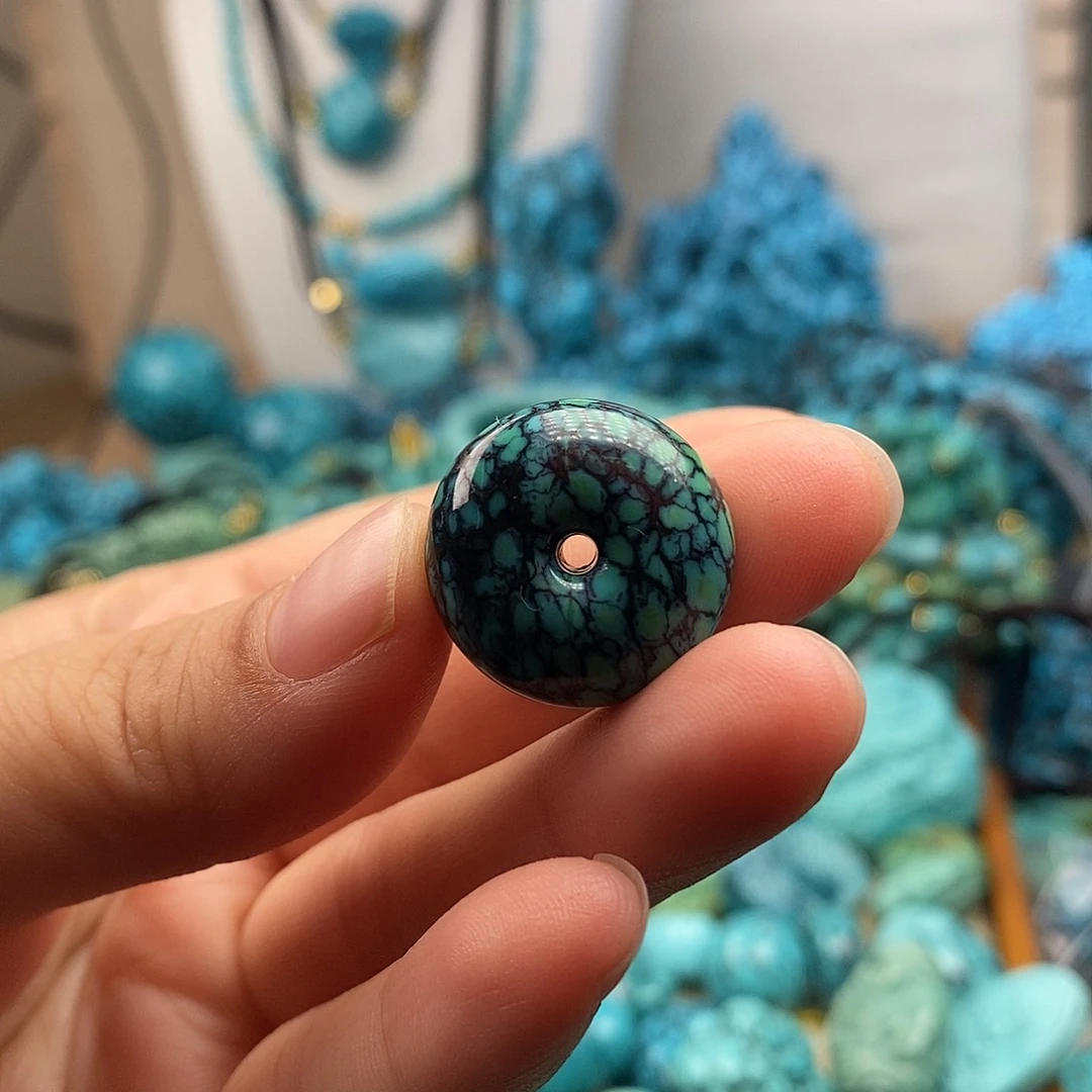 绿松石未镶嵌珠宝半成品