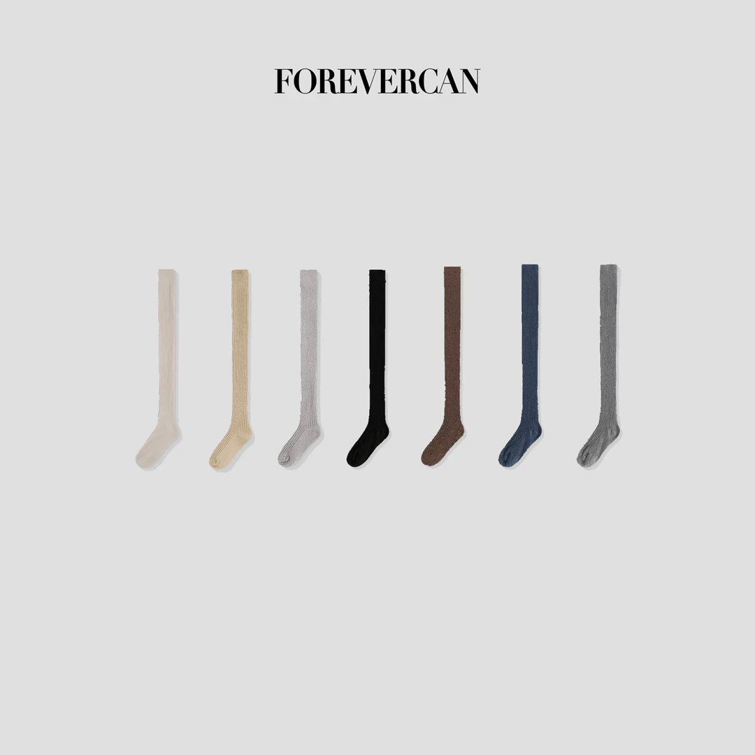 FOREVERCAN【新品彩蛋】 七色长筒袜 袜子 SS25368