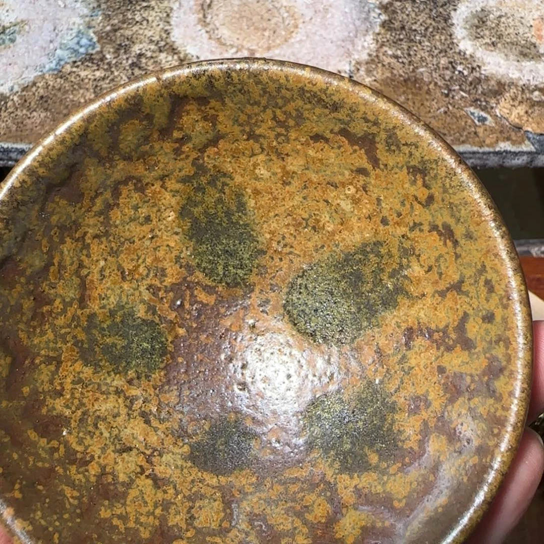 柴烧建盏茶盏茶杯85