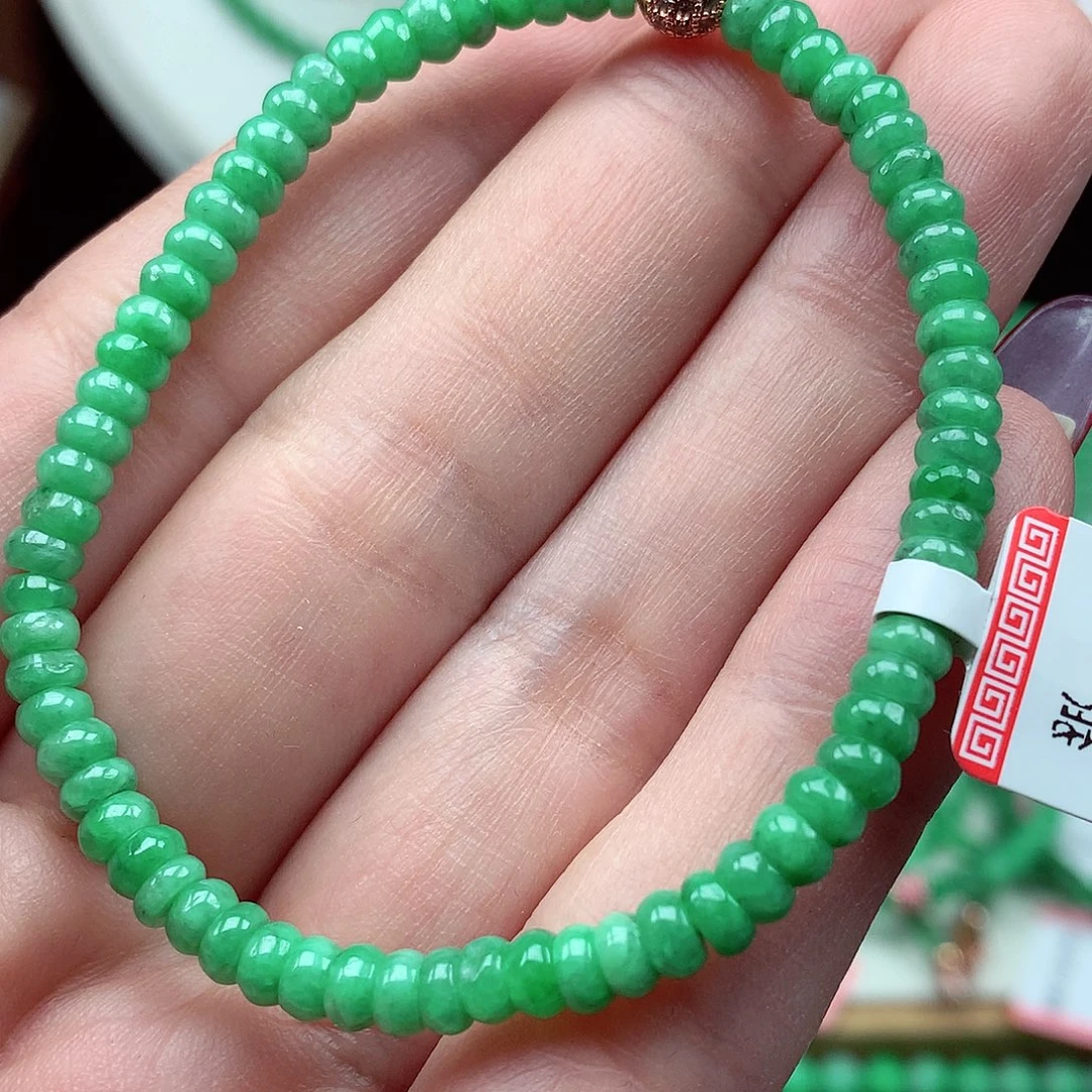 翡翠未镶嵌毛衣链翡翠