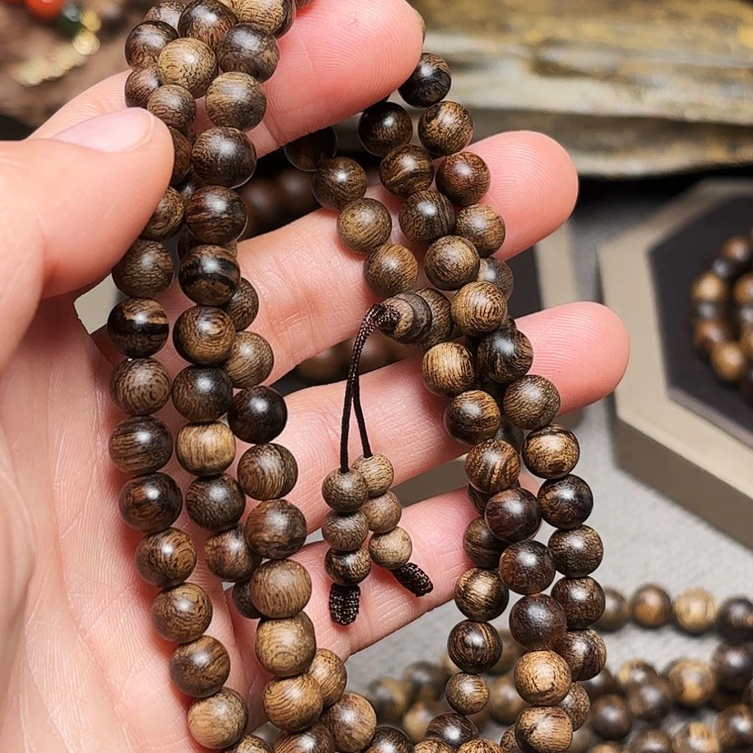 手串沉香越南芽庄白棋楠瘤疤帝王料06×108