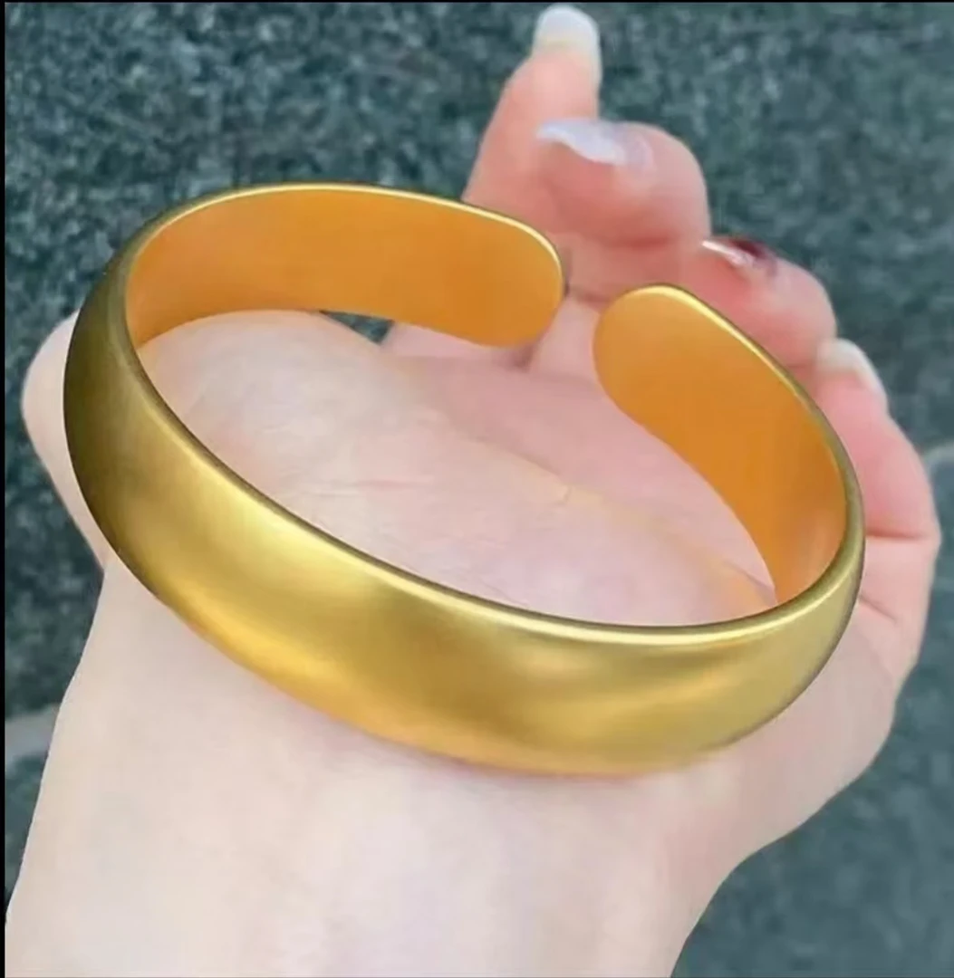 合金手镯 合金手镯  【矿金手作】 开口轮胎背 12N 精工细作