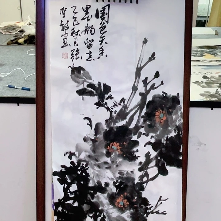 国画张圣敏先生纯手绘作品