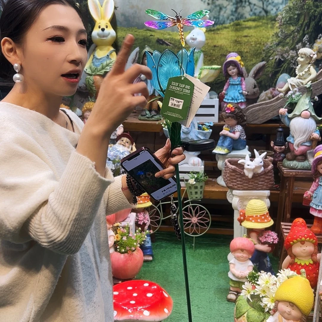 花园摆件红红火火