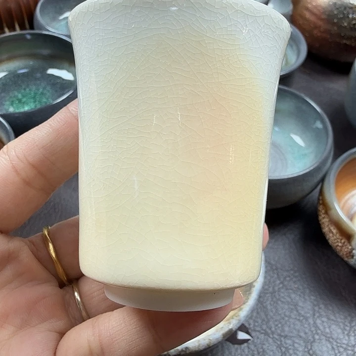 手工手作柴烧主人杯