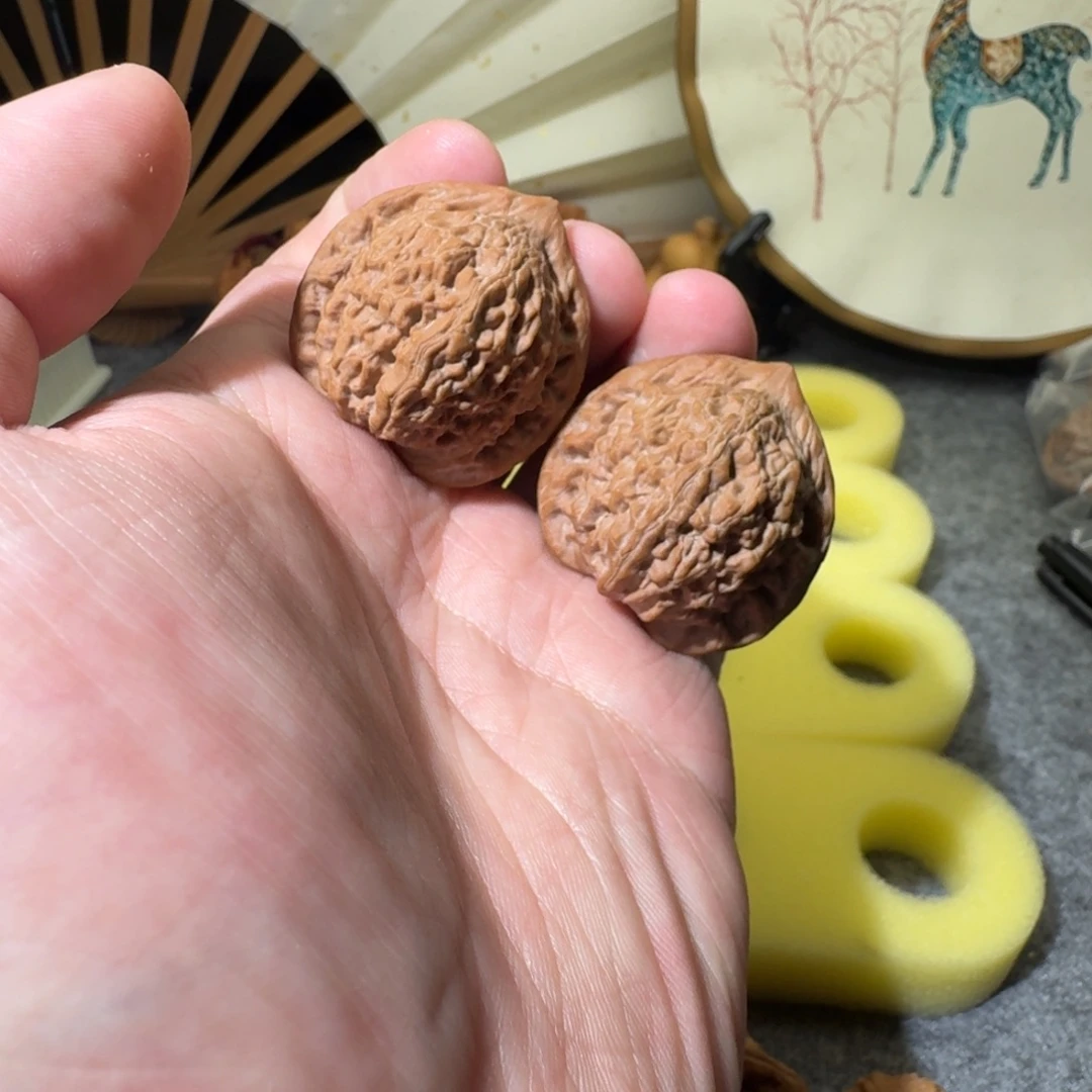 文玩核桃吊坠36.5七步沟公子帽