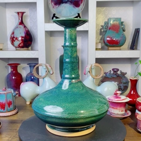 瓷片禹州神后钧瓷原产地~