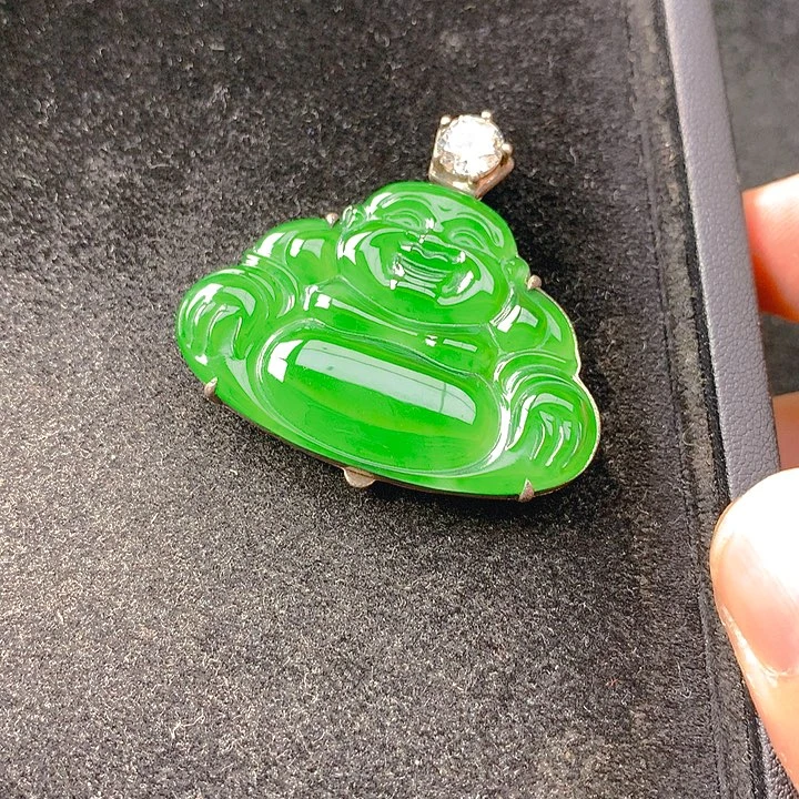 翡翠银S925镶嵌颈饰翡翠多样性