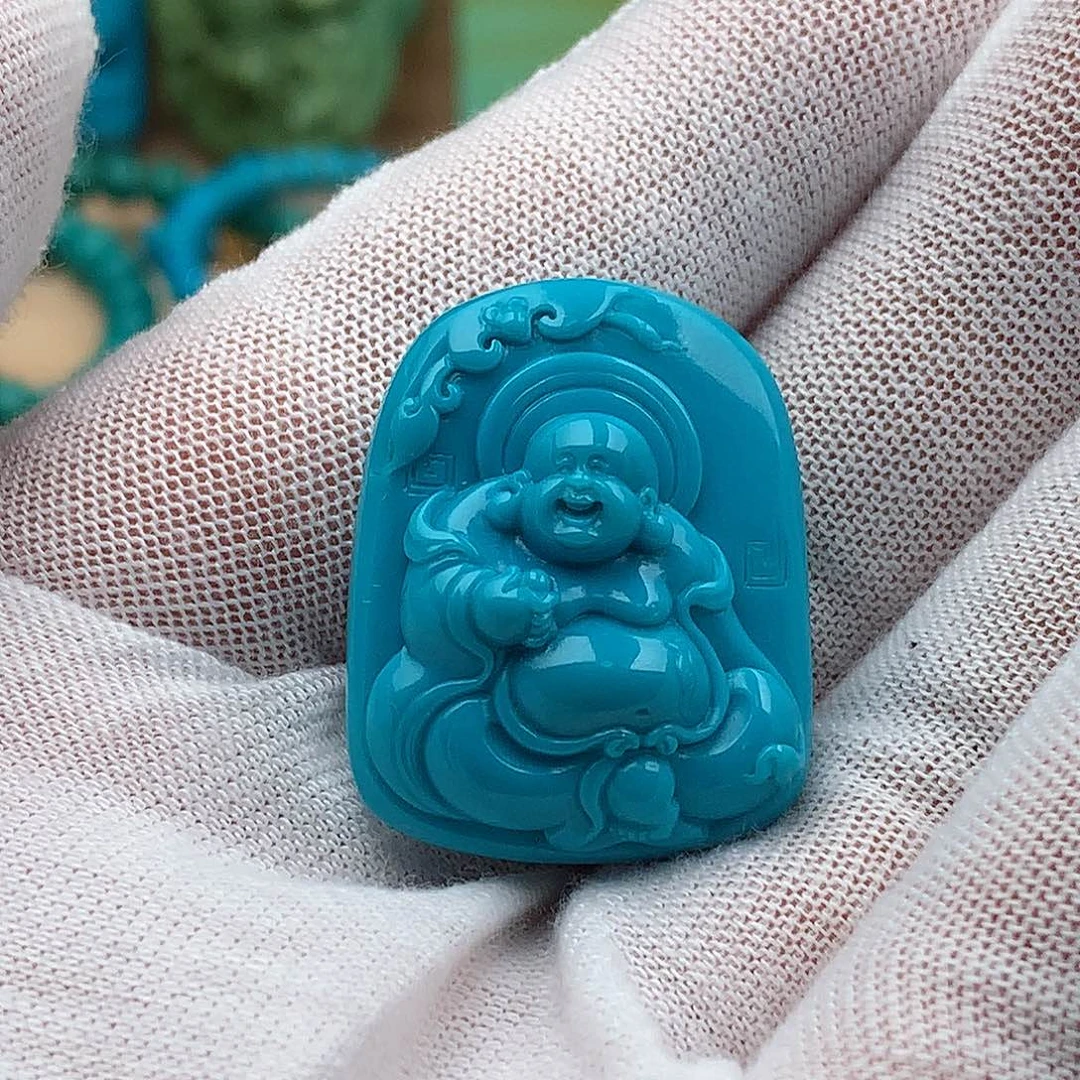 绿松石未镶嵌颈饰