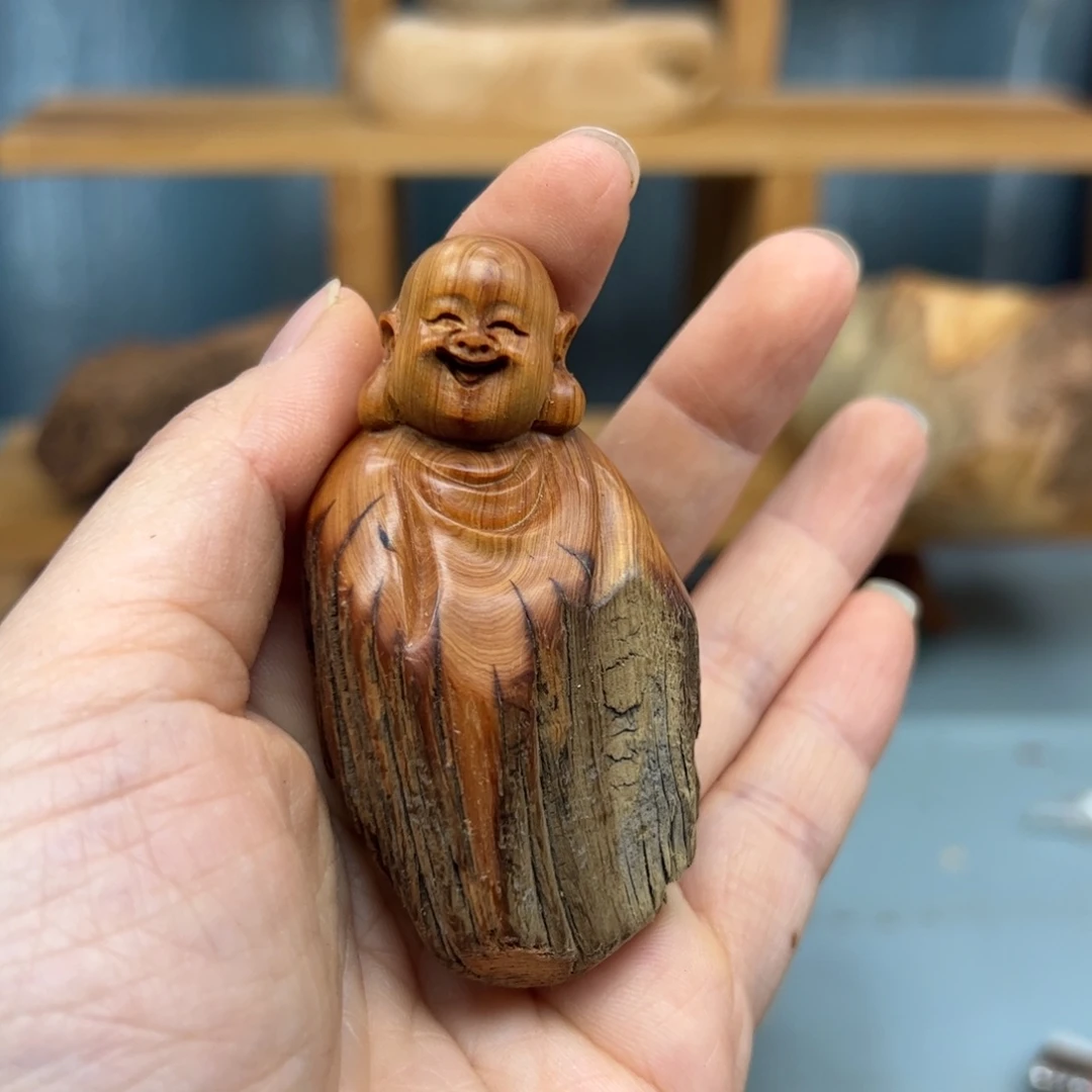 柏木崖柏木摆件手把件，