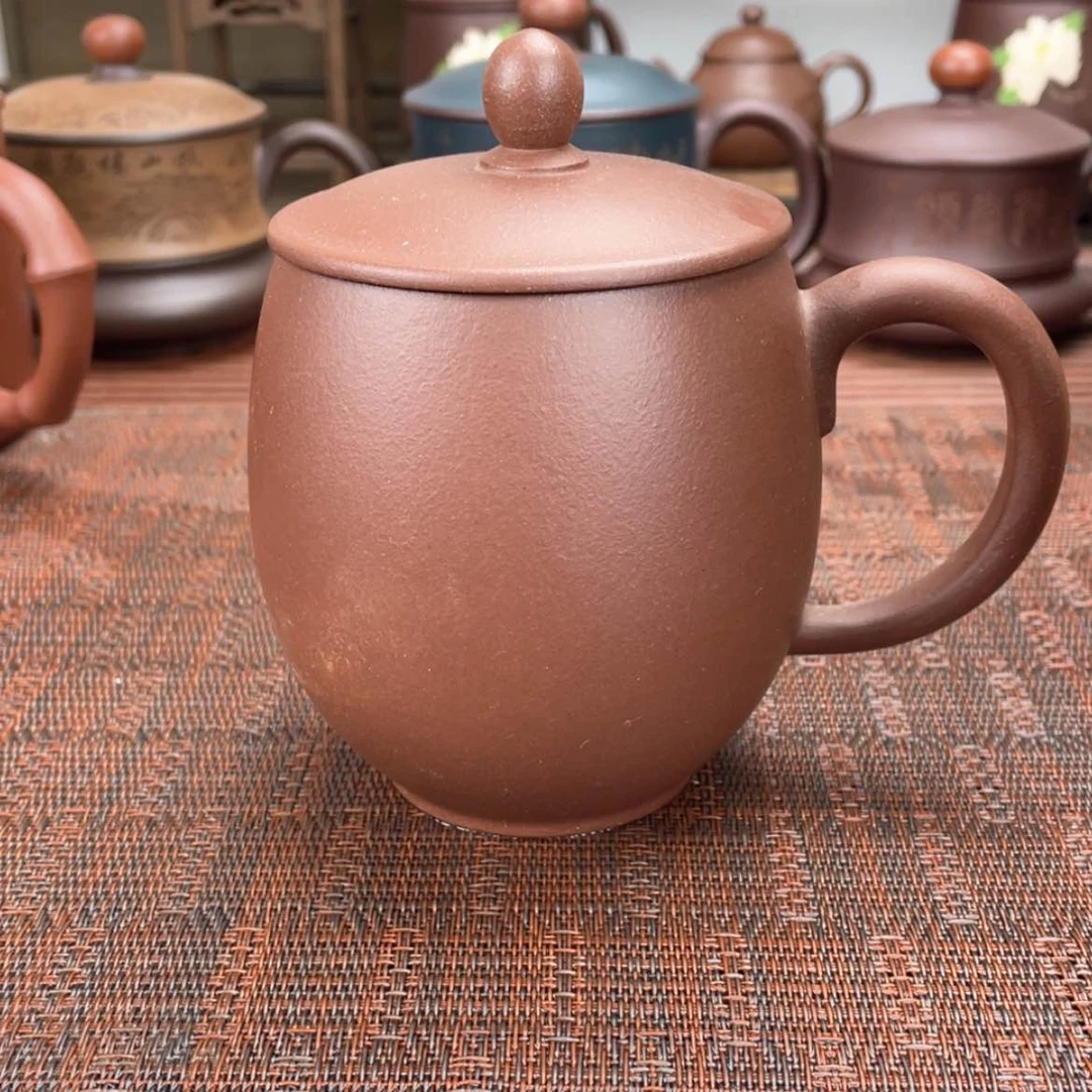 【闪购商品】紫砂茶杯宜兴原矿紫砂盖杯微瑕