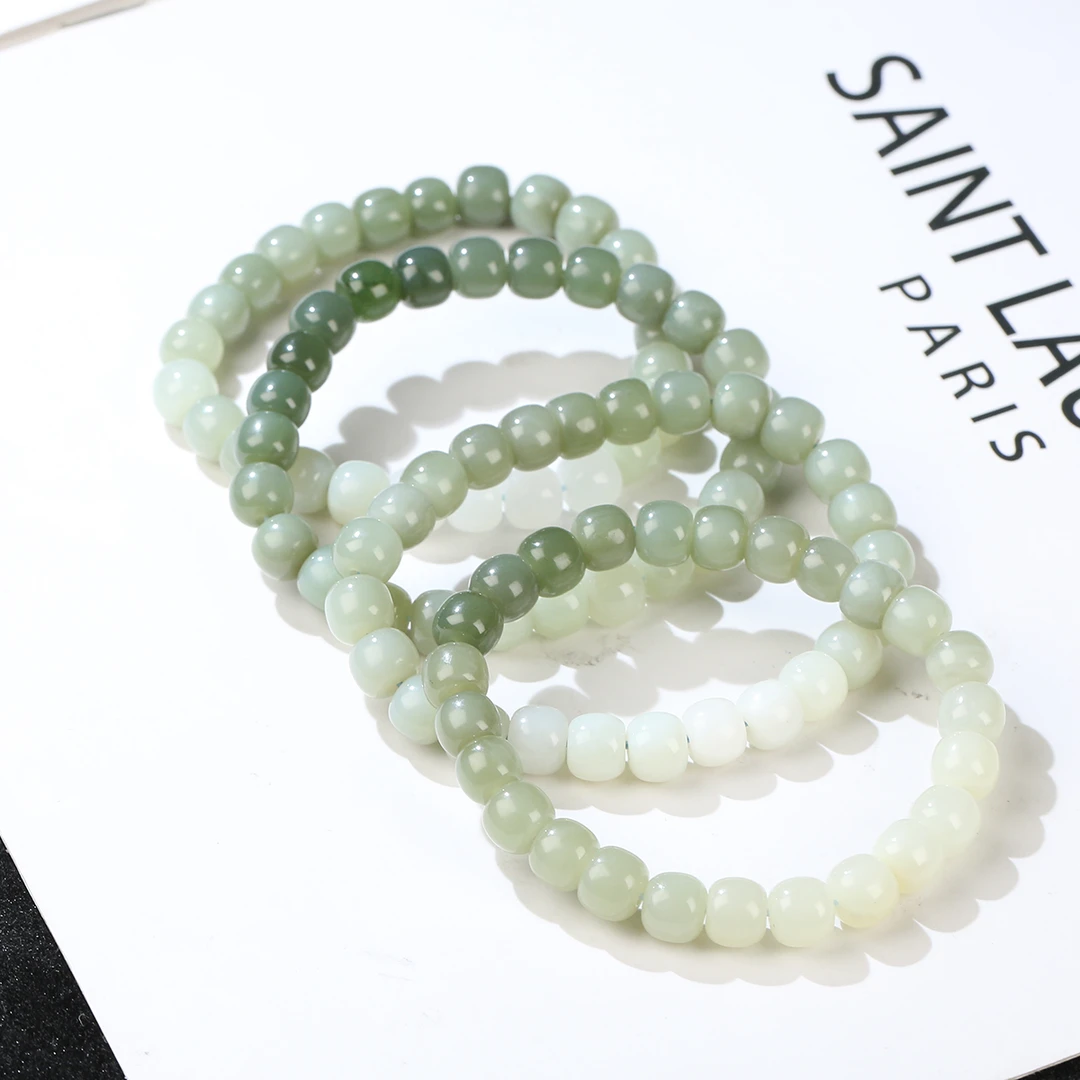 【麦子家族新年大促】天然和田玉手串7-8老型多样性发1 SC692