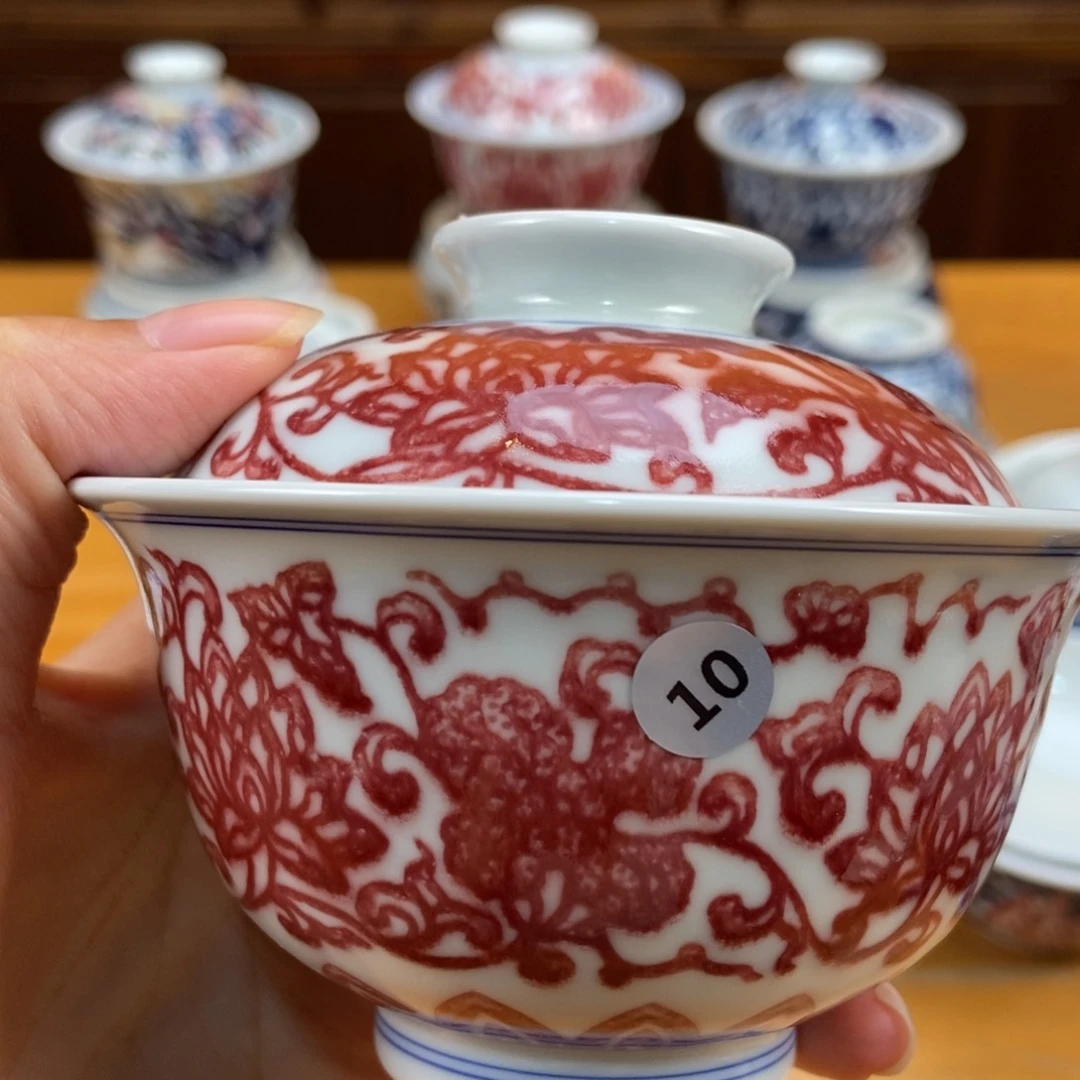 手绘现代茶具非古董