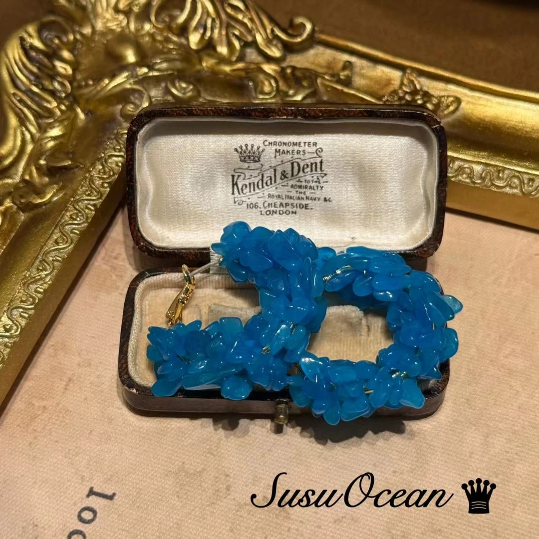 铜合金仿水晶耳饰 【1370】经典珍藏SusuOcean风铃