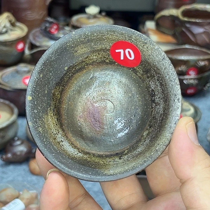传统工艺师备前茶杯